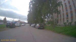 видео еду по городу вид задней камеры