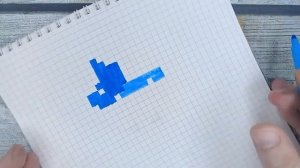 Как рисовать по клеточкам маленького пиксельного динозаврика / Рисунки по клеточкам / Лайк АРТ