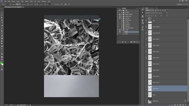 Shatter Photoshop Action Tutorial | Automatically shatter your photos