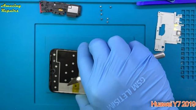 Huawei Y7 2019 замена дисплея(экрана) / Huawei Y7 2019 LCD Screen replacement / DUB-LX1 / DUB-L21 смотреть онлайн