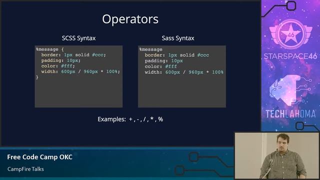 Sass - Carson McKinstry: freeCodeCamp Oklahoma смотреть онлайн