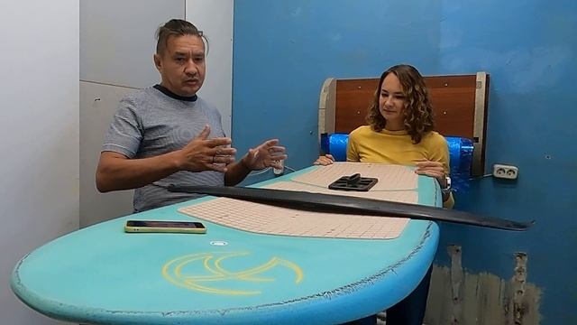 Как настроить положение вингфойла на доске.