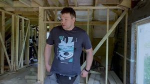 Внутренняя отделка старого дома! Утепление и планировка второго этажа!