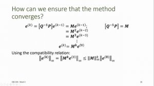 CBE 330 04 03 - Indirect methods for solving linear systems - Jacobi and Gauss-Seidel