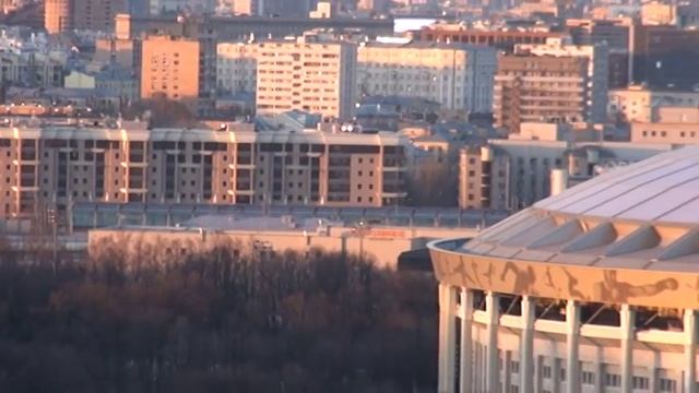 ?Москва! Воробьёвы горы - смотровая площадка. ZOOM