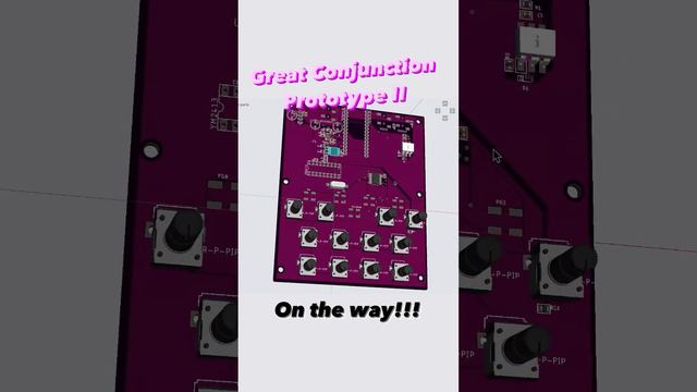 Prototype PCBs for rev 2 of the Great Conjunction FM fragment synth are on the way!