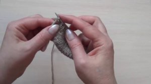 Простой способ вязания носков с мыска на двух спицах