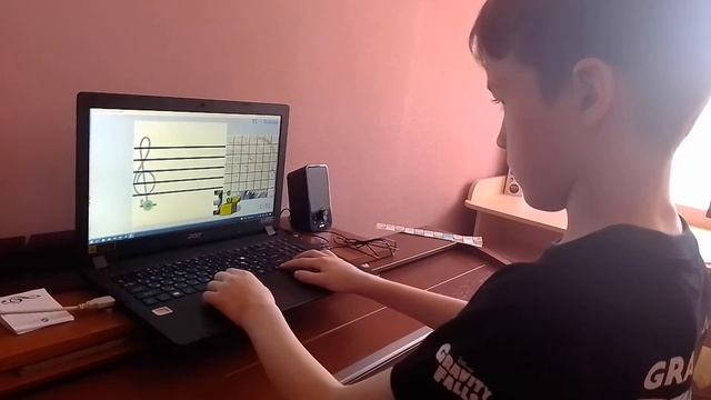Soft Mozart Academy: Алексей (8), тренируем ноты скрипичного ключа смотреть онлайн