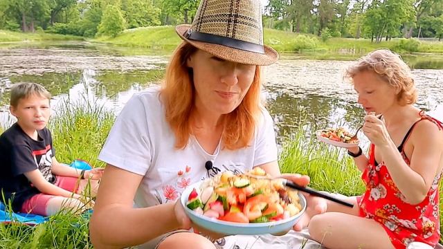 Пушкин/Екатерининский Парк/Мукбанг На Природе/Влог/Спб