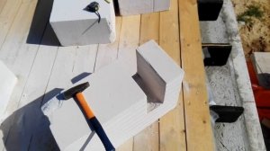 Как БЫСТРО сделать углубление в ГАЗОБЕТОННОМ БЛОКЕ???