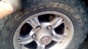 Люфт колеса Шевроле Нива с двухрядником Ивеко