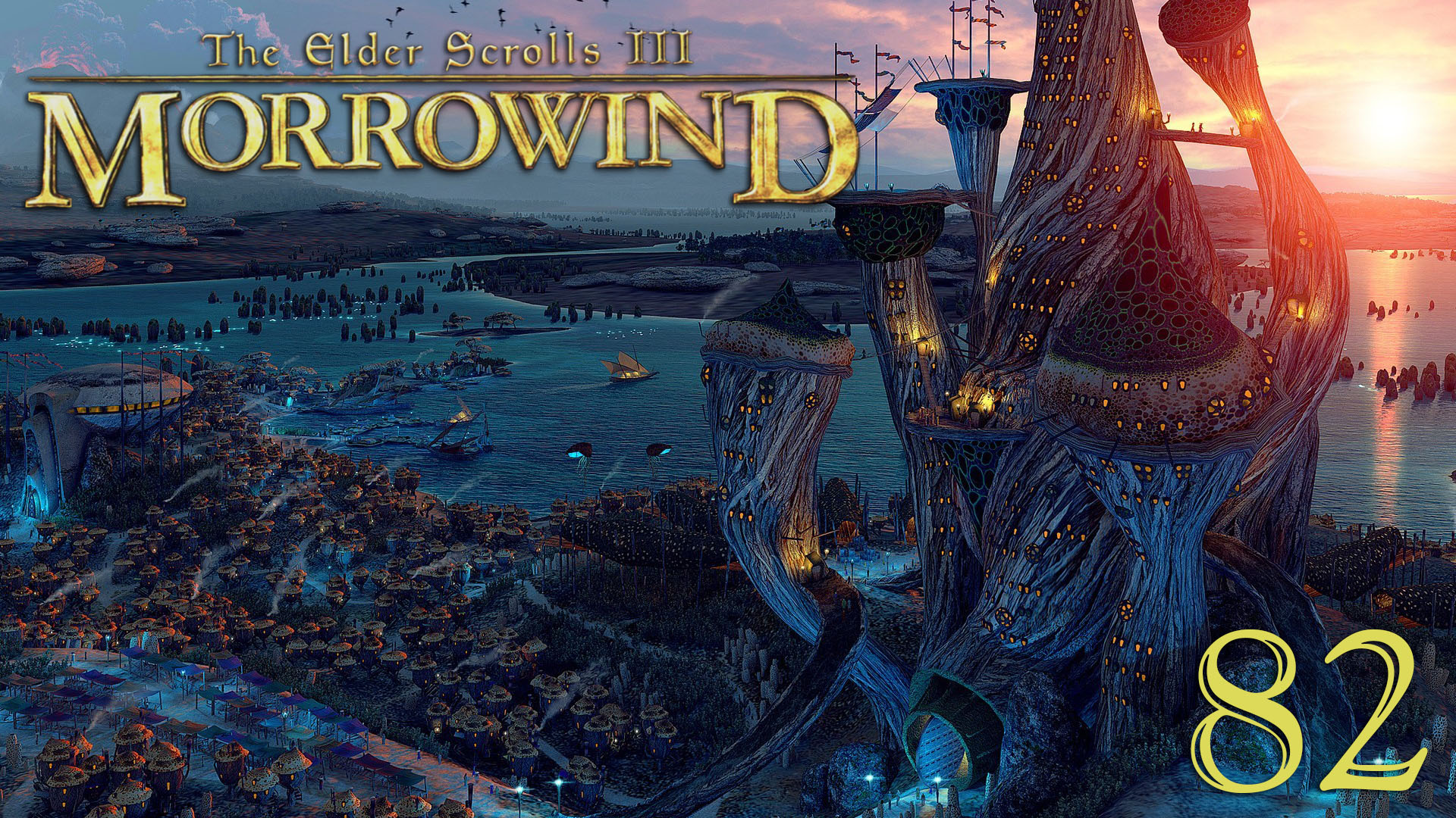 Легендарный The Elder Scrolls III: MORROWIND Fullrest #82 Как пройти в библиотеку? Садрит Мора.