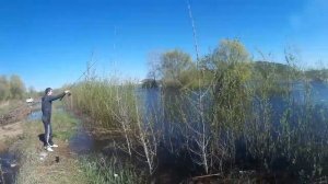 Полёт в Самару. Рыбалка на реке Сок. Рыбалка с Денчиком.