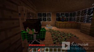 Извержение вулкана в MINECRAFT! Выживание на острове (3серия)