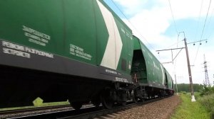 "В кривых". ВЛ10У-246 с грузовым поездом