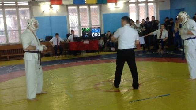 Шамоматов Алишер (справа) на ЧиП г. Владивостока по Кудо 06.02.2016