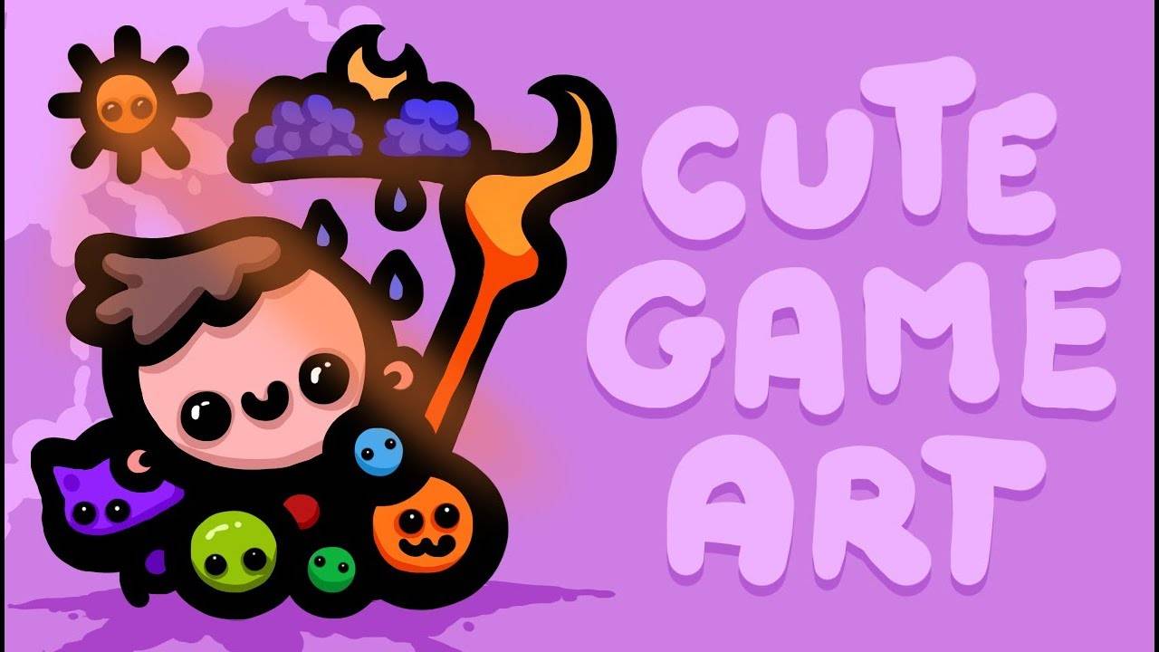 MAKING CUTE GAME CHARACTERS - COOL TUTORIAL !