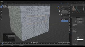 Easy BRICK AND BLOCK WALLS with Trowel for Blender!