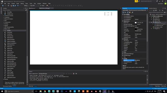 C# Windows Forms MetroFramework Login Screen Part 1 смотреть онлайн