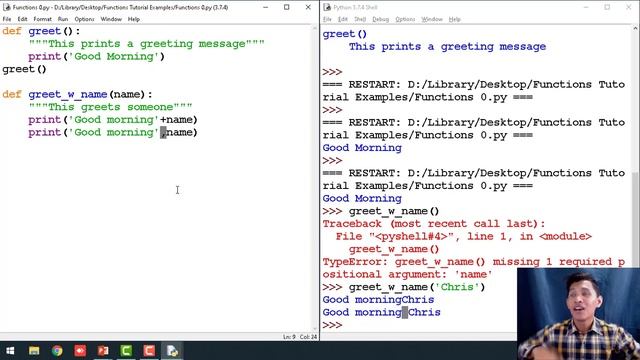 Creating Functions in Python3