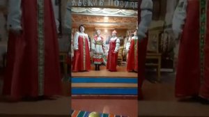 Выступление артистов сельского клуба д. Латынцево