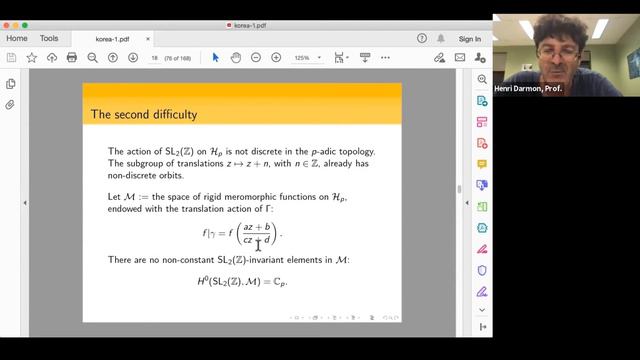 [Quadranscentennial KIAS Lecture] Prof. Henri Darmon I смотреть онлайн