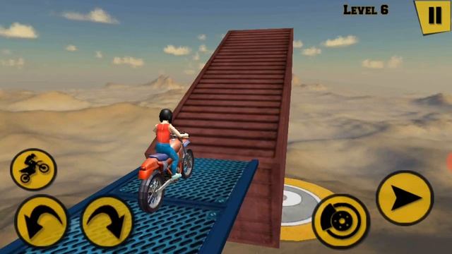 Crazy bike stunt race 3d game смотреть онлайн