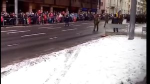 Военный парад в честь дня независимости с комментариями сотрудника пожарной службы Эстонии