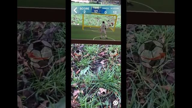 Penalty Shootout AR Game Demo - iOS App Using ARKit 3 + RealityKit