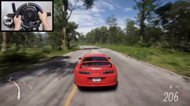 1200HP Toyota Supra - Forza Horizon 5 (Thrustmaster TX) Gameplay смотреть онлайн