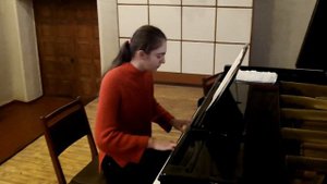 И.С.БАХ Трёхголосная инвенция номер 13 (репетиция)