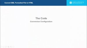 Convert file to HTML