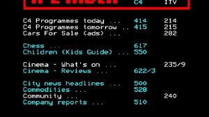 Channel 4 Closedown, ORACLE Page and Morning Interval Junctions (9th April 1991)