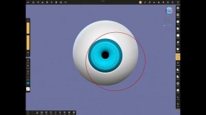 How to make simple 3D EYE | NOMAD SCULPT |