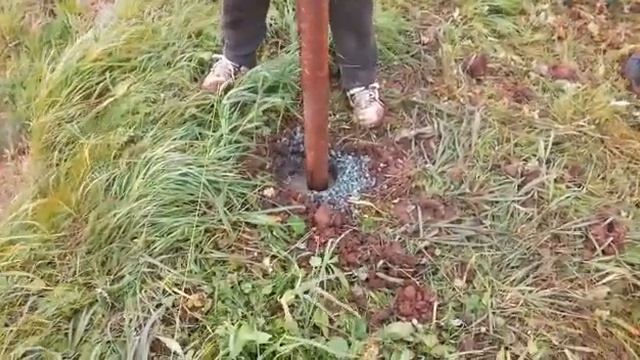 Установка столбов для забора (как сделать забор) смотреть онлайн