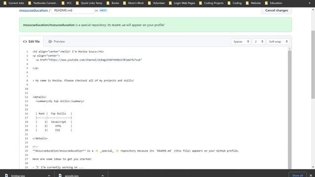 Creating a README.md file with Badges to stylize GitHub profile смотреть онлайн