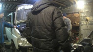 Первый запуск контрактного K20A после замены на Honda Stepwgn RF3
