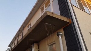 Делаю перила на балконе.