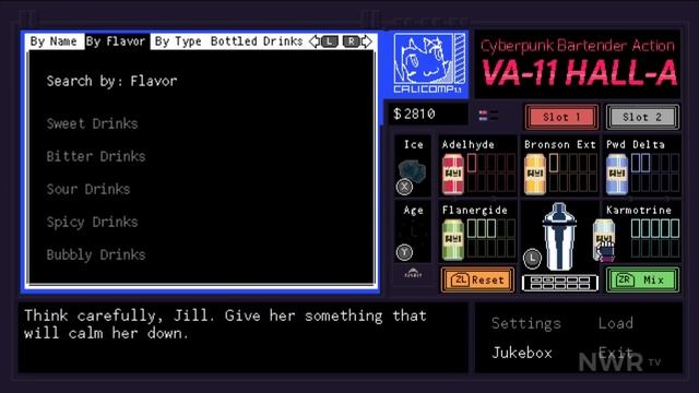 VA-11 HALL-A: Cyberpunk Bartender Action (Switch) Review смотреть онлайн