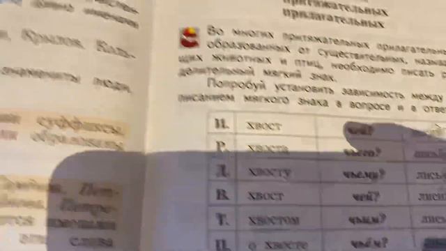 Русский язык/3 кл/Притяжательные прилагательные/19.04.22