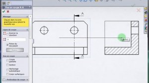 Mp10. Insérer une coupe locale avec l'outil "Rogner" dans solidworks