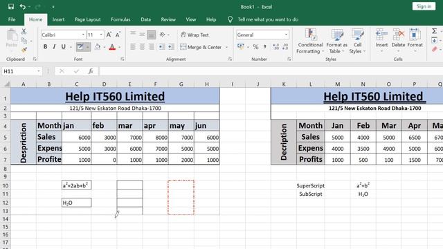 ms Excel Full Course | Bangla Excel Full Course |Class 04 | Excel A to Z | Help IT560 | alignment |