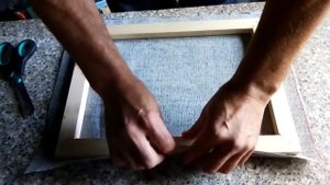 натяжка холста на подрамник для живописи