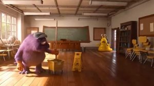 Monsters University. Корпорация монстров. Улитка спешит на урок!)))