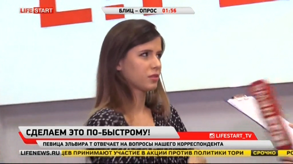 Elvira T в гостях у LifeNews 05.10.2015 