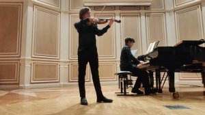 Концерт учащихся кафедры скрипки и альта. Заведующая кафедрой — доцент А. Н. Соколова. 2 отделение