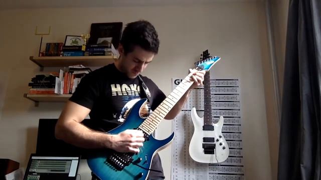 Tornado of Souls (Megadeth) guitar solo cover смотреть онлайн