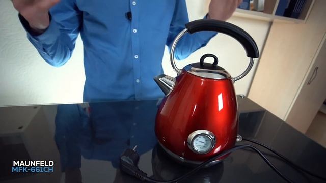 Видеообзор электрического чайника MAUNFELD MFK 661CH смотреть онлайн