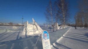 01 02 18 Как я делаю прическу. Ледяные фигуры на острове Татышева