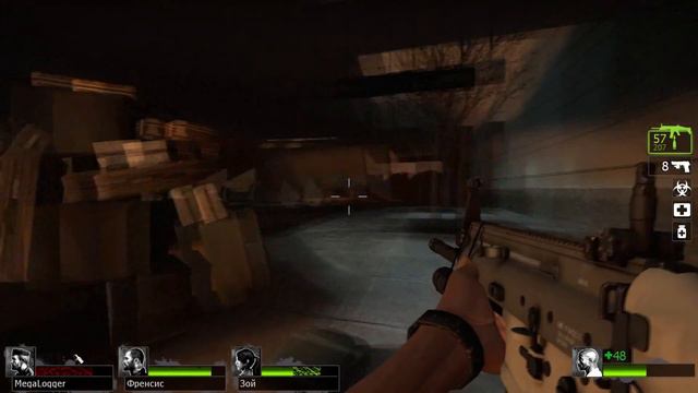 Прохождение Left 4 Dead C NIKOLA И Megalogger'ом - Часть 4 - Смерть В Воздухе смотреть онлайн